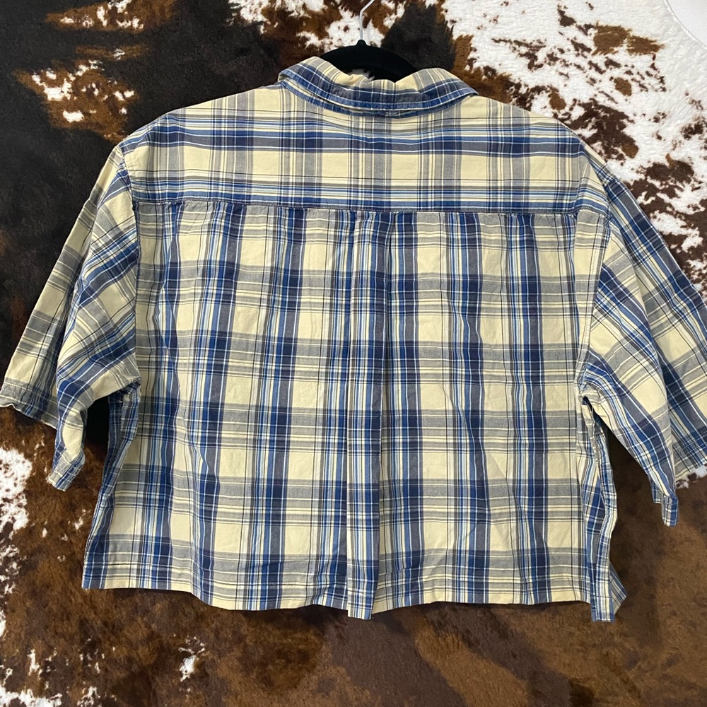 Vintage Levi’s Plaid Rework Crop - Picture 3 of 3